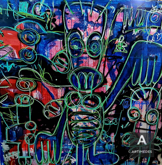 aboudia abdoulaye diarrassouba / Untitled Nr. 10 - 