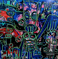 aboudia abdoulaye diarrassouba / Untitled Nr. 10