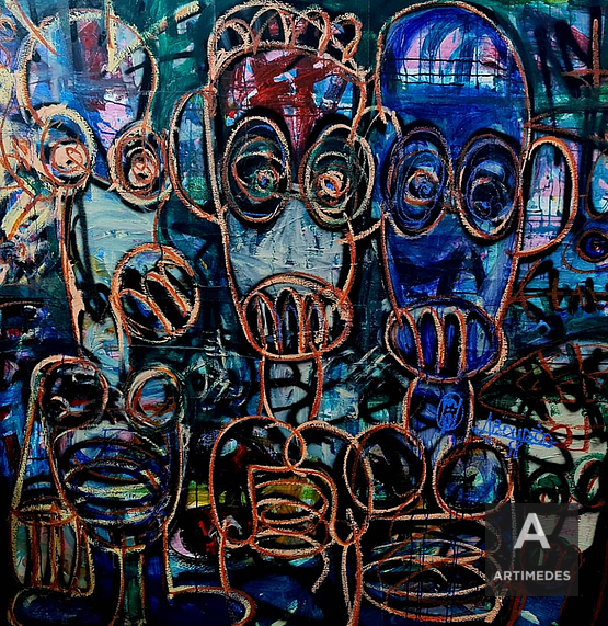 aboudia abdoulaye diarrassouba / Untitled Nr. 9 - 