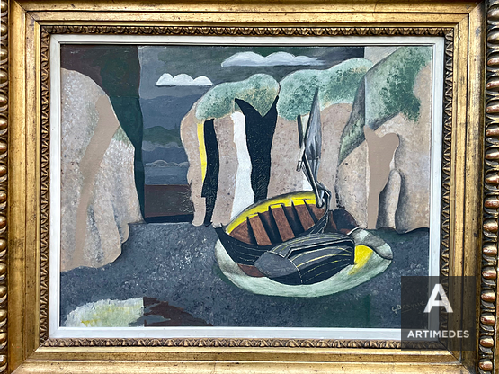 Georges Braque / Les Falaises - front 1