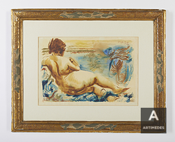 Georges Grosz / Female Nude, Cape Cod - Front 2