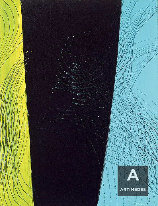 Hans Hartung / Ohne Titel (Bezeichnet T1969-H29. 1969.) - Front