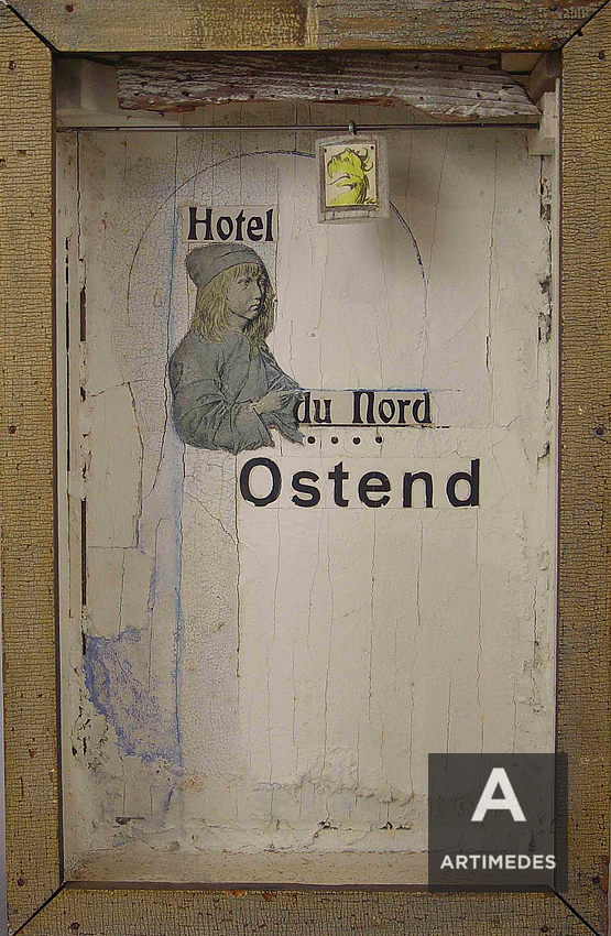 Joseph Cornell / Untitled (Hotel Du Nord, For Chère Orsino) - Front