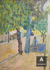 Pierre Bonnard / Personnage Sous Un Arbre - Front