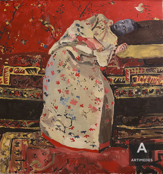 Roméo Mivekannin / Kimono Blanc After George Hendrik Breitner - Front