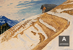 Waldemar Theophil Fink / Winterlandschaft Mit Chalet - Front 2